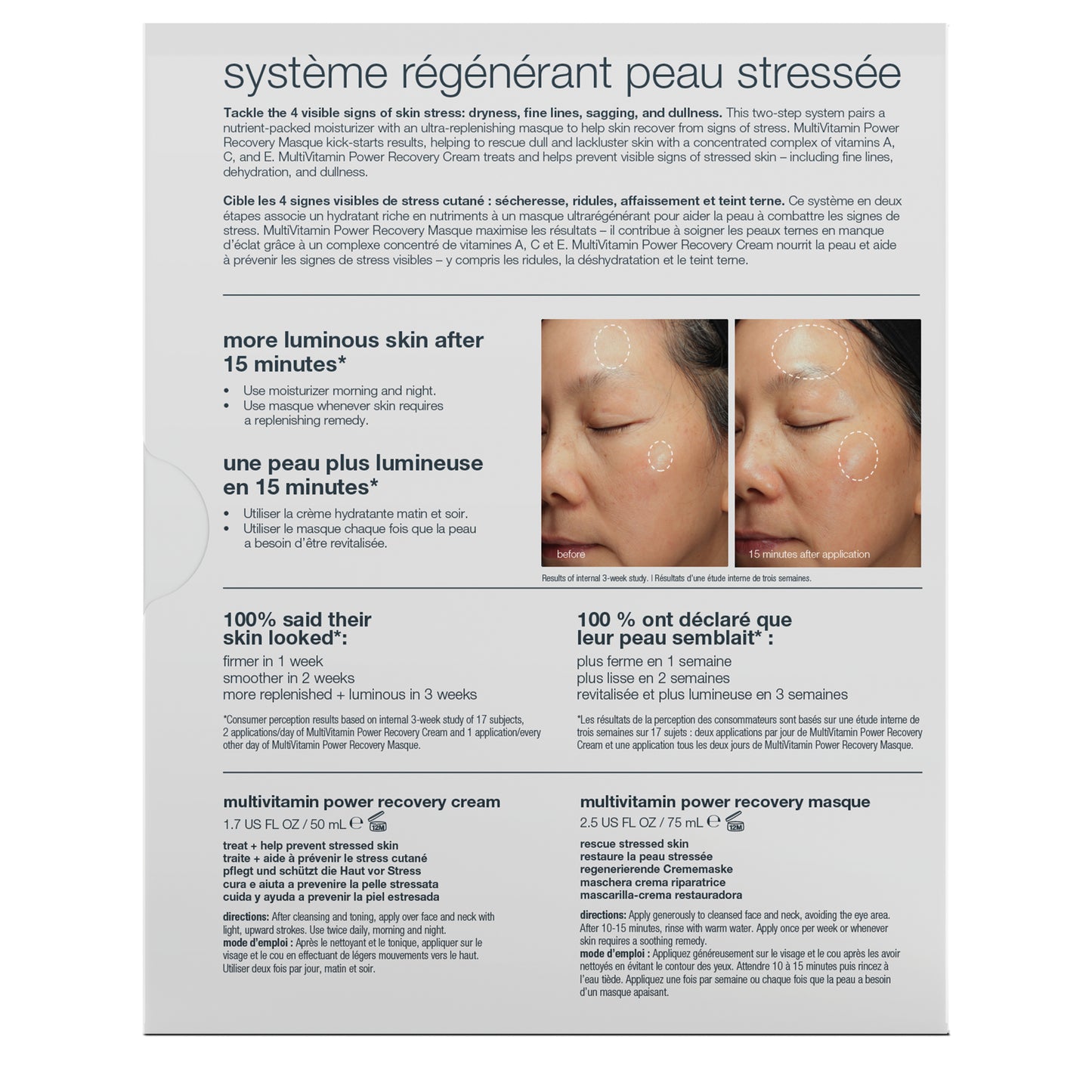 stressed skin recovery system